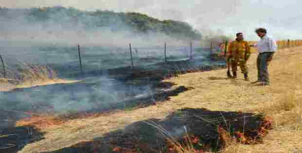 Incendios: Apoyo de la Provincia al Municipio de Tornquist