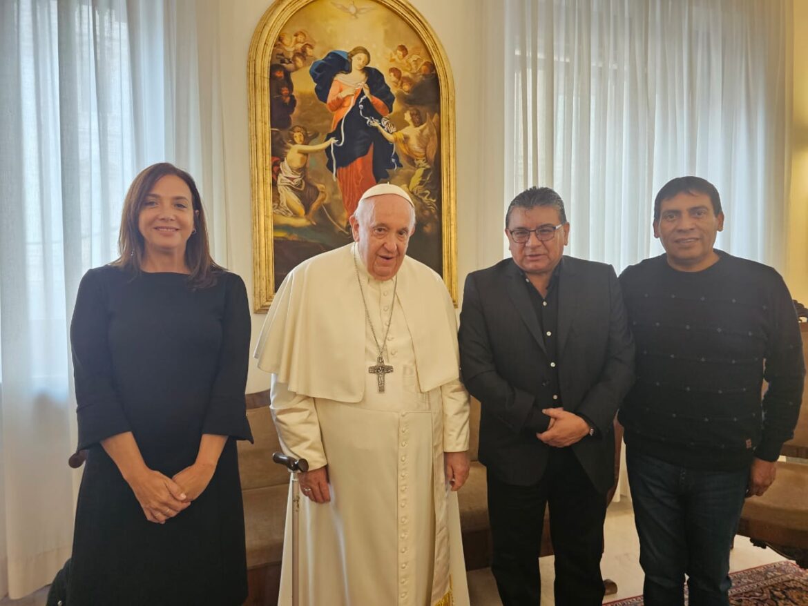 UATRE: Voytenco se reunió con el Papa Francisco y firmó un convenio de Asistencia Alimentaria en conjunto con distintas organizaciones