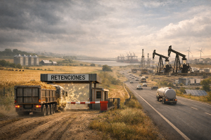 El campo pone los dólares y paga el peaje:la discusión pendiente por las retenciones