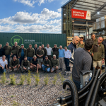 Poductores sudafricanos pusieron la lupa sobre el modelo agrícola argentino en Carmen de Areco